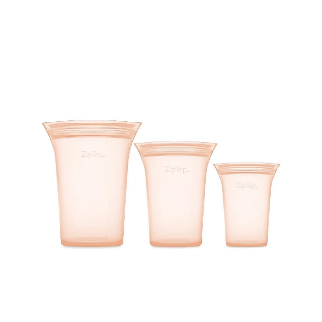 【ZipTop】美國白金矽膠袋-杯型三件組-蜜桃橘 歷史價格詳細信息