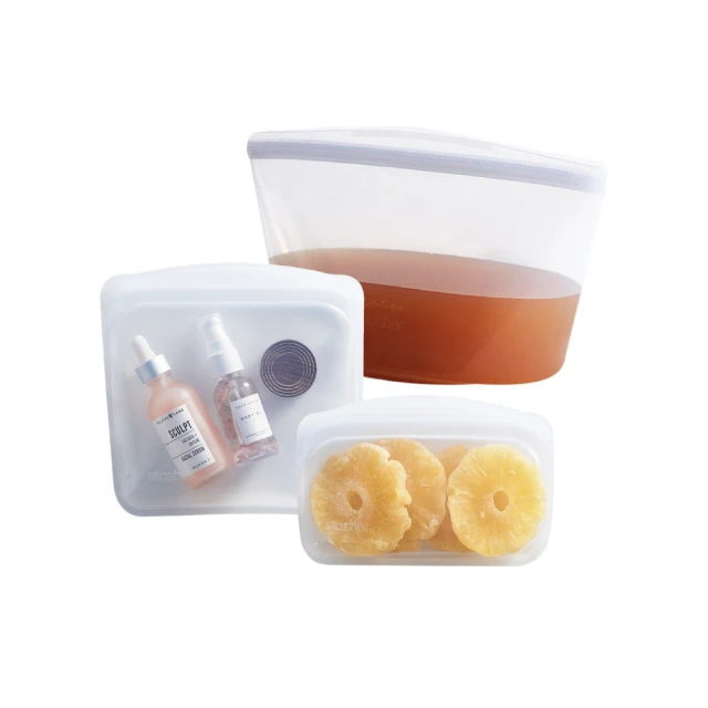 【Stasher】碗形矽膠密封袋3入組(S+M+L)《泡泡生活》保鮮袋 環保 重複使用 歷史價格詳細信息