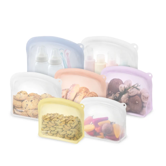 【樂扣樂扣】白金矽膠好站密封袋1200ml-2入 歷史價格詳細信息