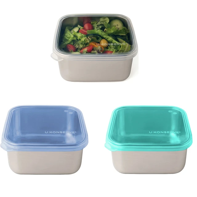 【美國優康 U-Konserve】通過 LFGB 食品安全等級認證 / CPSIA 檢驗不鏽鋼保鮮盒/便當盒 750ml(UK006) 歷史價格詳細信息