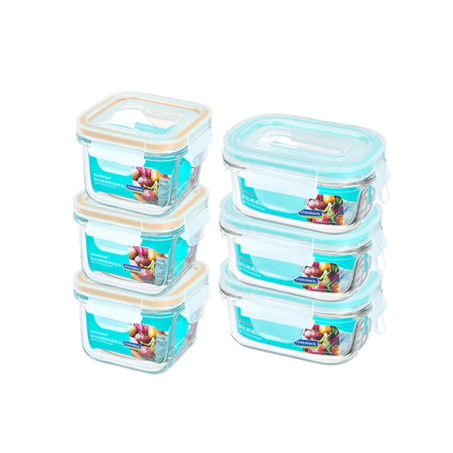 【Glasslock】韓國製強化玻璃副食品分裝盒6件組-270ml櫻花粉(保鮮盒) 歷史價格詳細信息