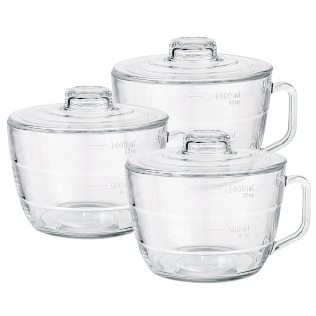 【Glasslock】韓國製附提把手提強化玻璃保鮮盒 - 長方形3700ml(買一送一) 歷史價格詳細信息