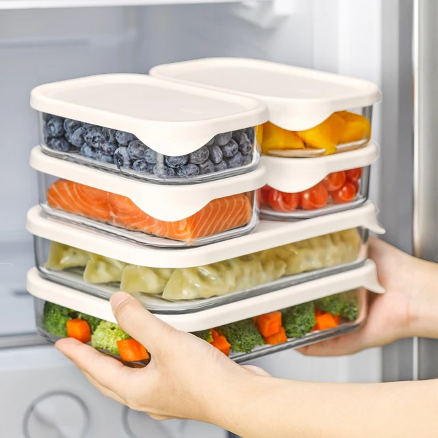 【Glasslock】冰箱收納強化玻璃微波保鮮盒-任選4-7件組(冰箱收納盒/冷凍分裝) 歷史價格詳細信息