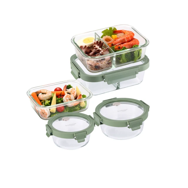 【CorelleBrands 康寧餐具】文青款 全可拆玻璃保鮮盒四件組(D16) 歷史價格詳細信息