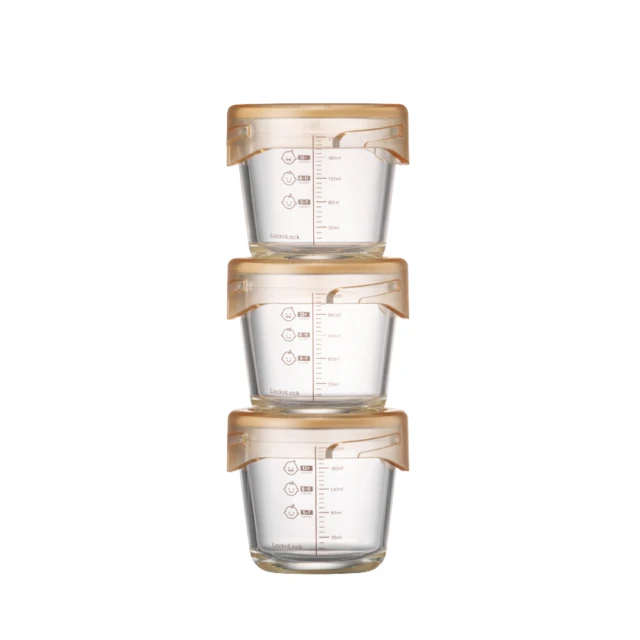 樂扣樂扣LOCKLOCK寶寶副食品耐熱玻璃調理盒3入組 歷史價格詳細信息