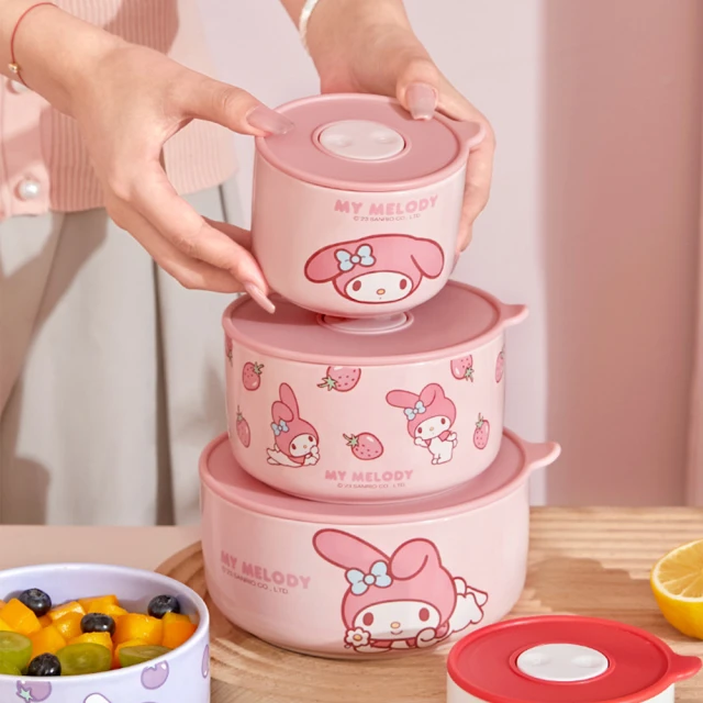 【SANRIO 三麗鷗】中華風陶瓷拉麵碗 陶瓷湯碗 酷洛米(餐具雜貨) 歷史價格詳細信息