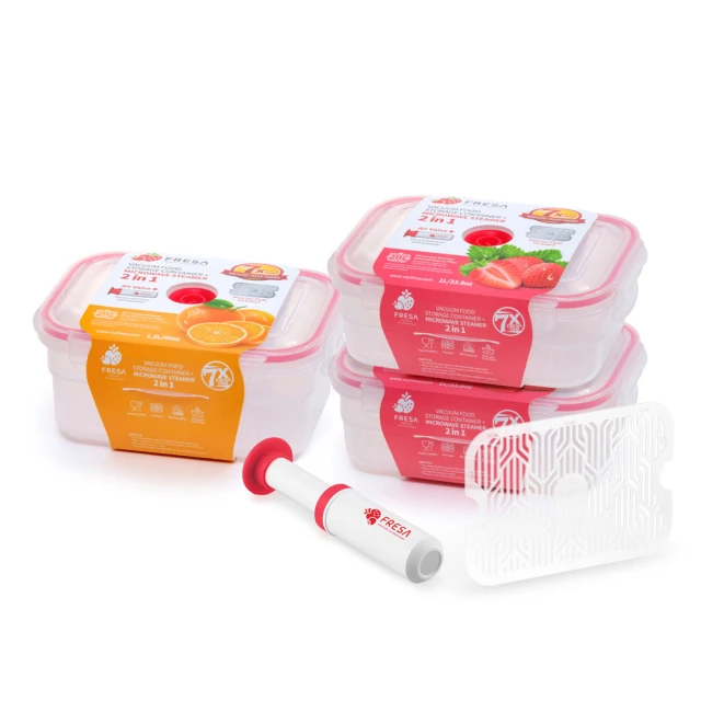 【美國FRESA】免開蓋微波真空保鮮盒12件組 歷史價格詳細信息