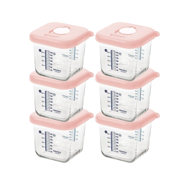 【Glasslock】韓國製強化玻璃副食品分裝盒6件組-270ml櫻花粉(保鮮盒) 歷史價格詳細信息