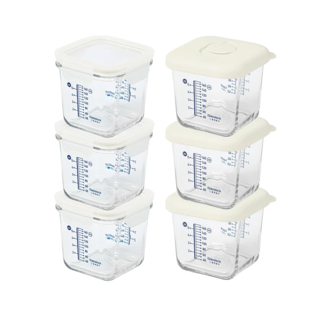 【Glasslock】韓國製強化玻璃副食品分裝盒6件組-270ml櫻花粉(保鮮盒) 歷史價格詳細信息