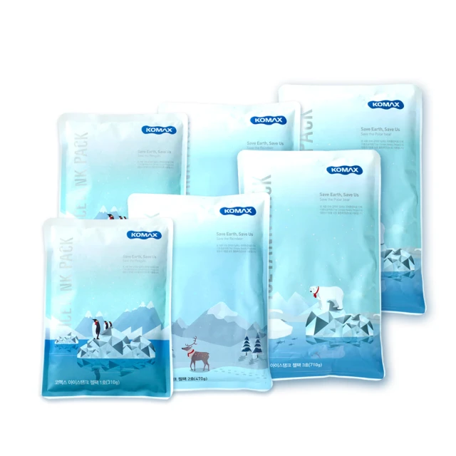 【KOMAX】韓國雲朵保冰磚3入組-730g(保冷劑/保冰磚/保鮮用) 歷史價格詳細信息