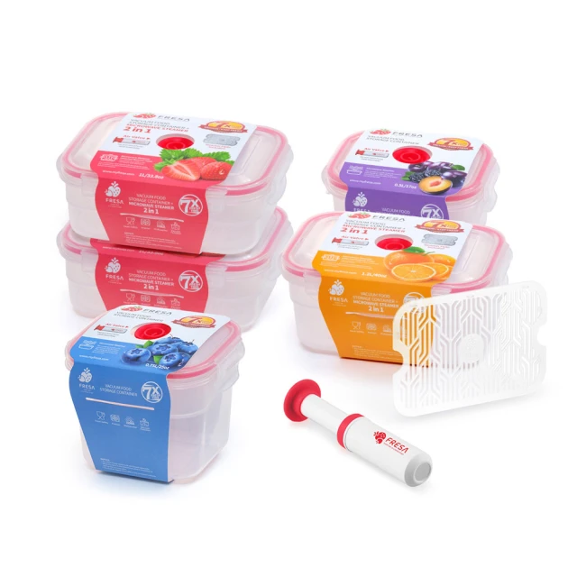 【美國FRESA】免開蓋微波真空保鮮盒12件組 歷史價格詳細信息