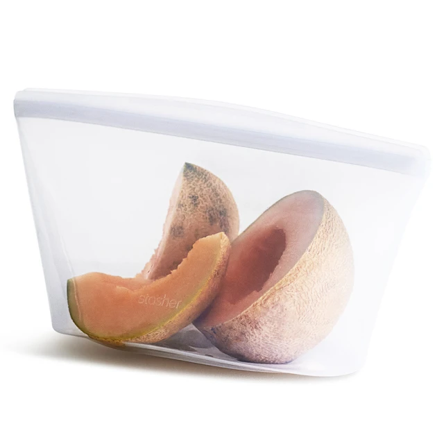 美國Stasher 白金矽膠密封袋-碗形雲霧白(L)兩入組 歷史價格詳細信息