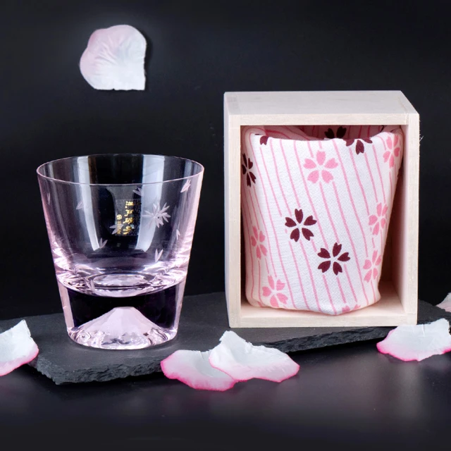 【田島硝子】富士山杯 日本手工吹製威士忌粉櫻款x櫻花款對杯組 隨飲料變色 玻璃杯(TG21-015-2RPCS) 歷史價格詳細信息