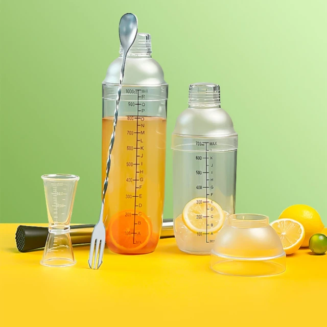 【晴安居】加厚型食品級DIY飲料雪克杯 不鏽鋼搗汁棒夏季手搖飲調制杯-530ml*2組 歷史價格詳細信息