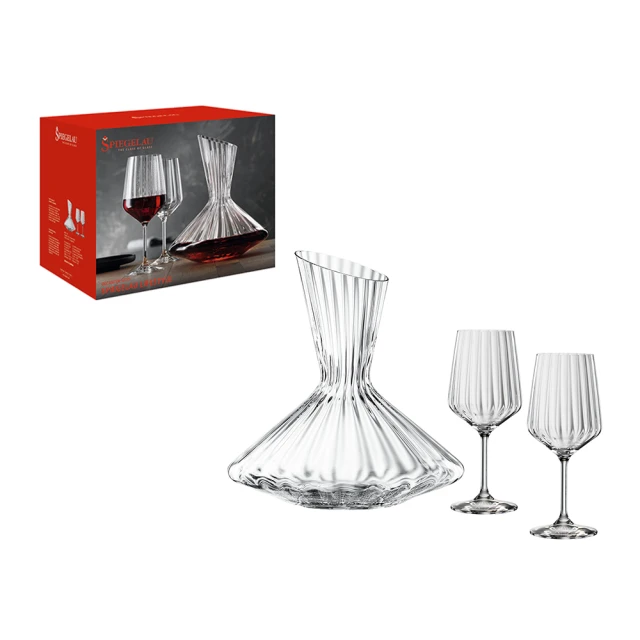 【Spiegelau】德國Lifestyle醒酒器+紅酒杯彩盒組 歷史價格詳細信息