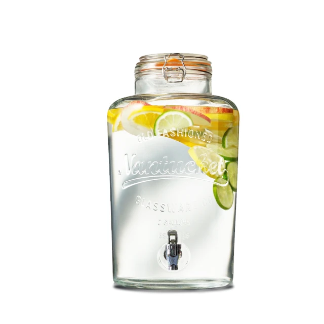 【日本FOREVER】派對果汁大容量玻璃6L飲料桶(含桶架) 歷史價格詳細信息