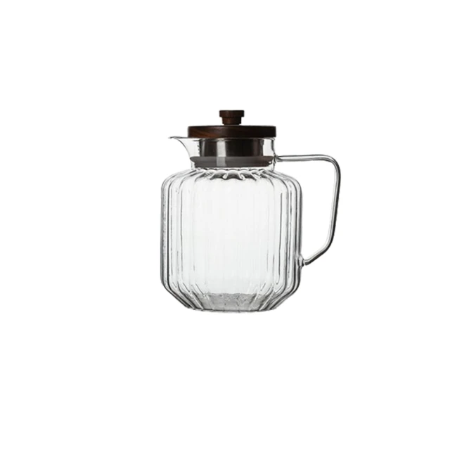 【日本FOREVER】高硼硅耐熱玻璃直條紋把手水壺1500ml(買一送一) 歷史價格詳細信息