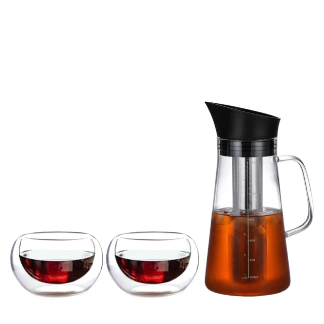 【日本FOREVER】耐熱玻璃冷泡茶/冷萃咖啡壺1500ml(買一送一) 歷史價格詳細信息