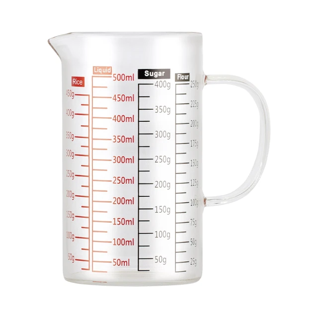 台灣製多功能耐熱玻璃量杯1000ml(雙色刻度) 歷史價格詳細信息