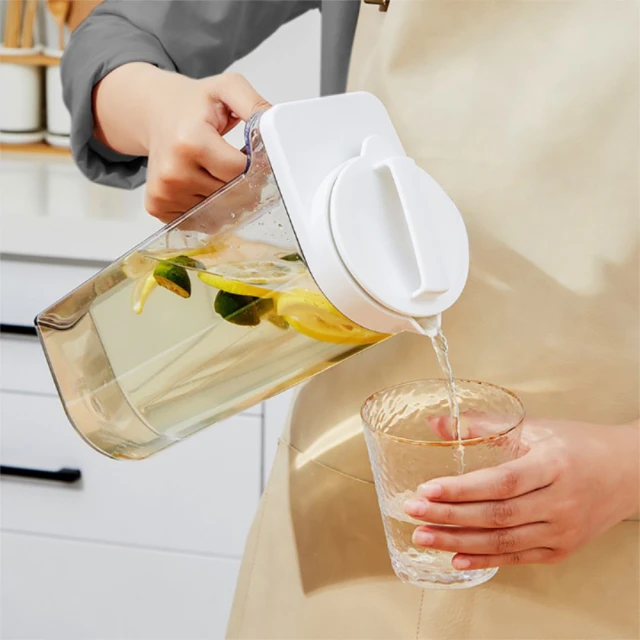 【茉家】日式大容量果汁麥茶飲品密封冷水壺(小號1.6L二入) 歷史價格詳細信息