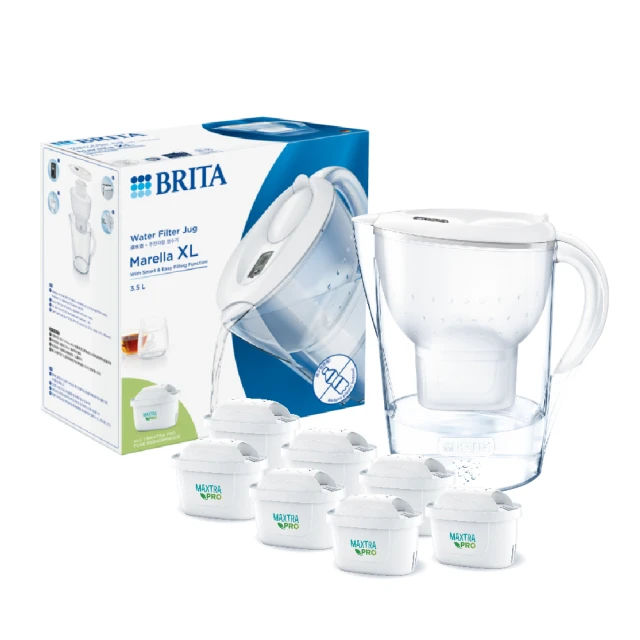 【BRITA】官方直營 7入MXPRO去水垢濾芯贈Aluna XL濾水壺(共1壺8芯) 歷史價格詳細信息