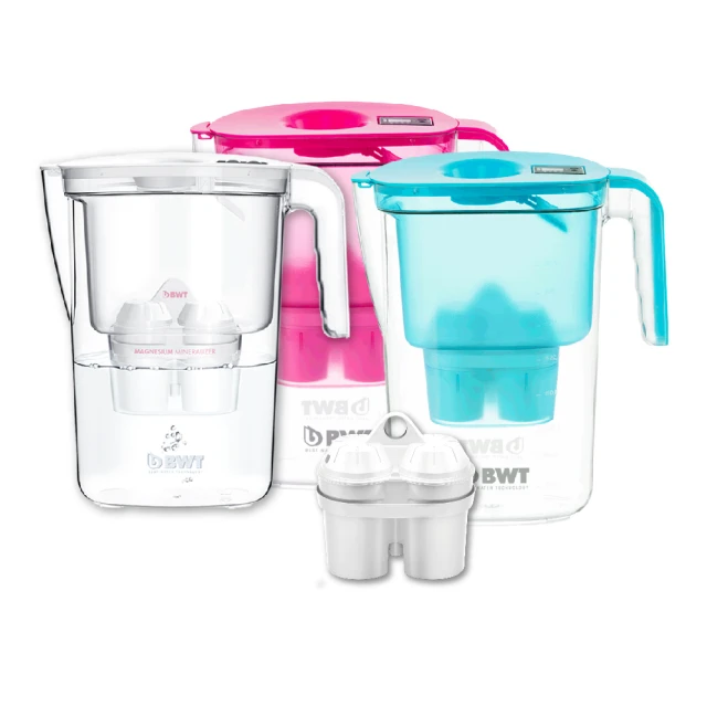 【BWT 德國倍世】2.6L樂樂濾水壺 鎂離子+超軟水1壺4芯組(超值組 歐洲原裝進口) 歷史價格詳細信息