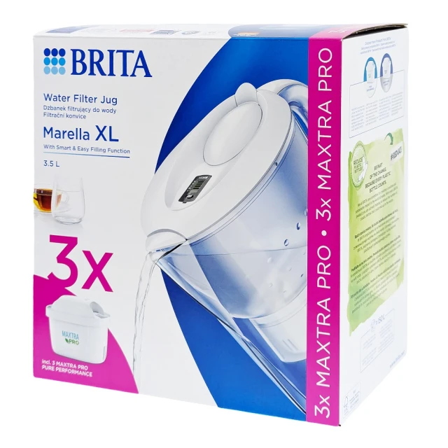 BRITA Marella 濾水壺3.5L+純淨全效型 PRO 3入濾芯 歷史價格詳細信息