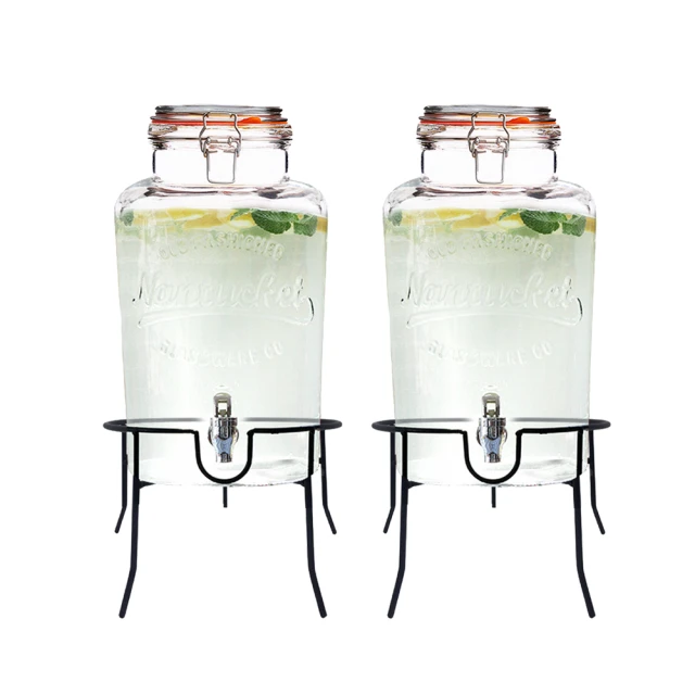 【日本FOREVER】派對果汁大容量玻璃6L飲料桶(含桶架) 歷史價格詳細信息