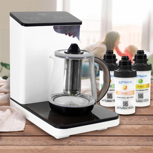 HUSKY哈適奇 智能淨水料理壺專用自動上水玻璃加熱壺1.0L 歷史價格詳細信息