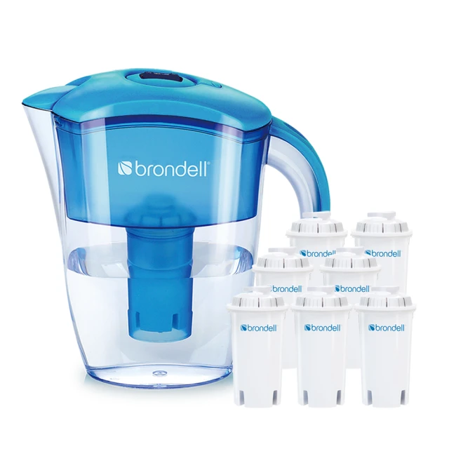 【Brondell】美國邦特爾極淨藍濾水壺+7入芯 歷史價格詳細信息