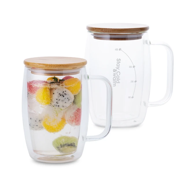 【CookPower 鍋寶】雙層玻璃咖啡杯480ml-買1送1 歷史價格詳細信息