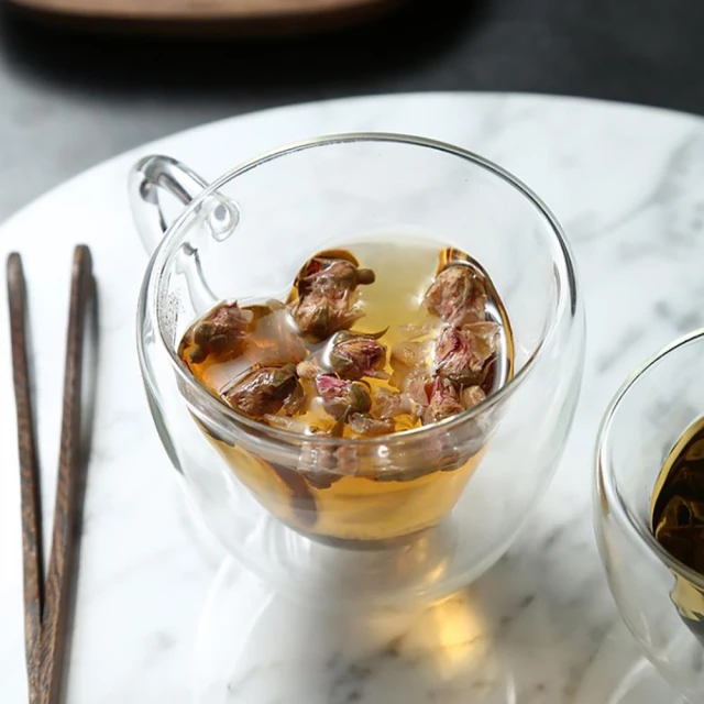 玻璃杯耐熱防燙實木喝水杯帶把咖啡杯家用早餐杯牛奶杯簡約一人用-佳藝居 歷史價格詳細信息