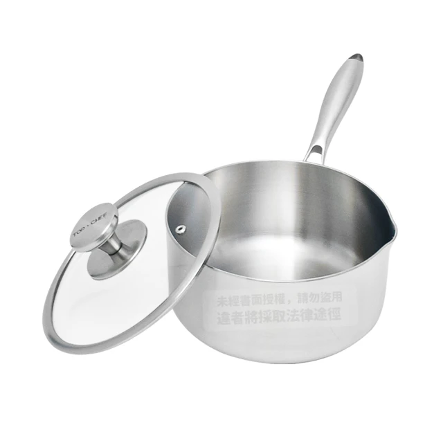 【頂尖廚師 Top Chef】 頂級白晶316不鏽鋼深型雙耳炒鍋34公分 附鍋蓋 歷史價格詳細信息