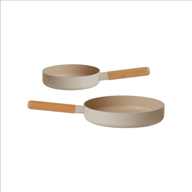 【MASIONS 美心】奶茶咕咕鍋 厚釜輕量鑄造鈦金不沾鍋深型平底鍋(28+16 CM 2件組) 歷史價格詳細信息