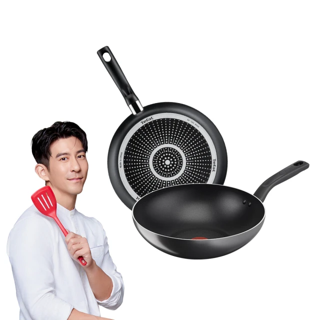 【Tefal 特福】MOMO獨家 璀璨系列28CM不沾鍋雙鍋組(平底鍋+炒鍋) 歷史價格詳細信息