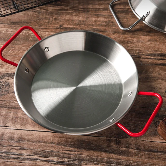 【好玩旅物】34cm_輕量薄型韓式麥飯石圓形雙耳不沾鍋露營燒烤盤 歷史價格詳細信息