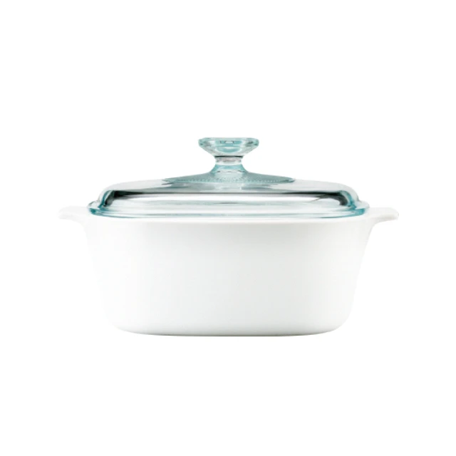 【CorelleBrands 康寧餐具】1L純白方型康寧鍋 歷史價格詳細信息