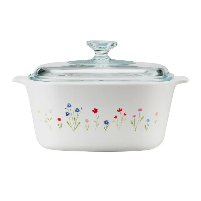 【CorelleBrands 康寧餐具】3L方形康寧鍋-薰衣草園 歷史價格詳細信息
