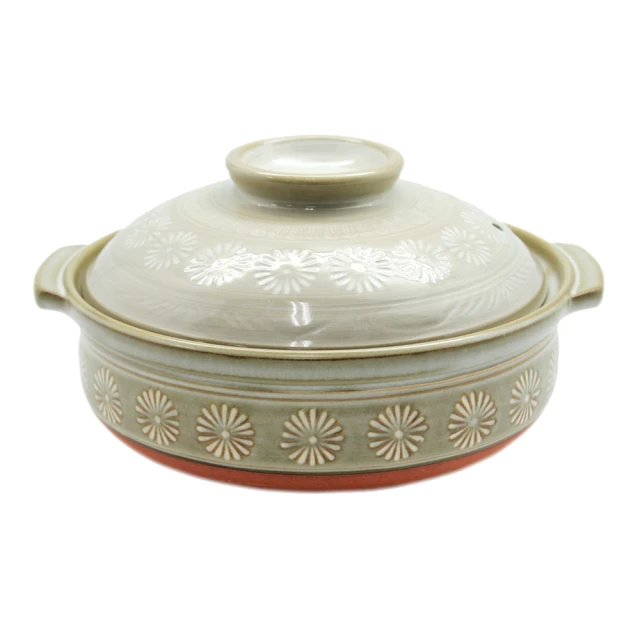 【萬古燒】日本製Ginpo銀峰花三島耐熱砂鍋-7號(適用1-2人) 歷史價格詳細信息