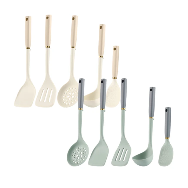 不沾鍋專 鍋鏟矽膠鏟廚房高檔廚具 組家 木柄炒菜鏟子湯勺漏勺 歷史價格詳細信息