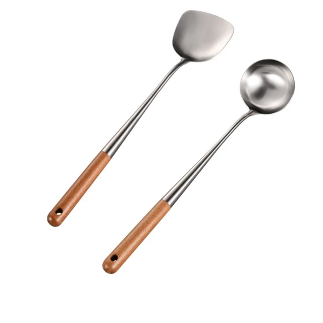 PUSH!廚房用品防燙不銹鋼鍋鏟炒菜鏟子D236 歷史價格詳細信息