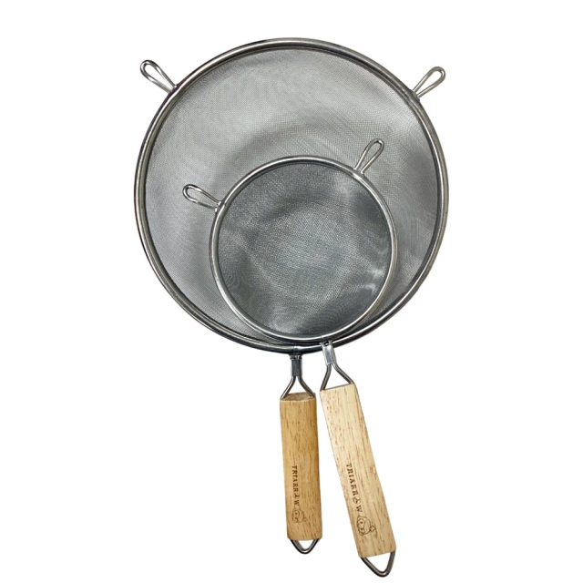 三箭牌 木柄雙耳濾網/不鏽鋼濾網/篩網12.5cm+20cm 歷史價格詳細信息