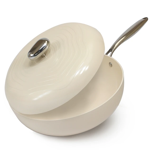 【西華SILWA】白金重力鑄造合金炒鍋36cm (附不鏽鋼鍋蓋) 歷史價格詳細信息