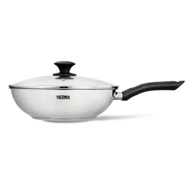 【THERMOS膳魔師】不鏽鋼含玻璃上蓋雙耳湯鍋火鍋28cm(KOS-W28H) 歷史價格詳細信息