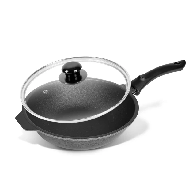 【Quasi】歐米洛鑄造不沾深平鍋附玻璃蓋30cm 歷史價格詳細信息