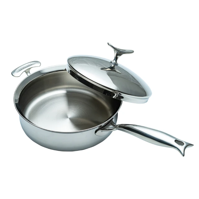 【吉來家】瑞士LUCUKU〜不挑爐具304不鏽鋼平底鍋27cm★送強化玻璃蓋(電磁爐&IH爐OK/輕巧耐用) 歷史價格詳細信息