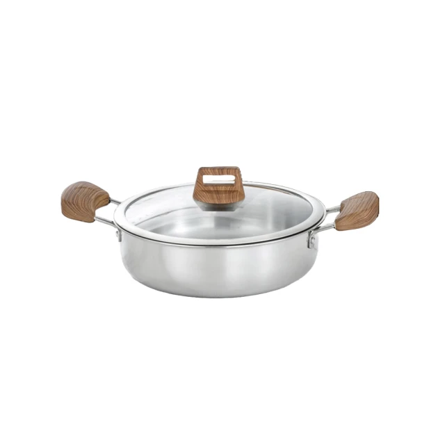 鵝頭牌不鏽鋼木紋雙耳湯鍋26cm+卡旺雙安全卡式爐(CI-2642+K1-A005D) 歷史價格詳細信息