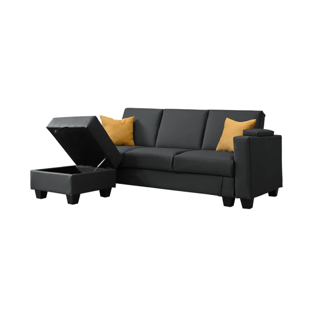 新款抓皮沙發床兩用小戶型客廳雙人臥室可儲物直排多功能摺疊床 歷史價格詳細信息