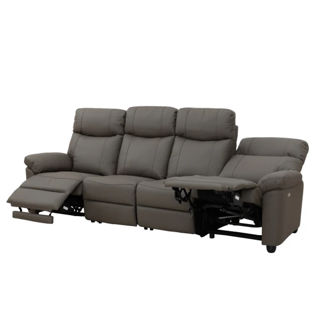 【NITORI 宜得利家居】◎半皮4人用電動可躺式沙發 電動沙發 GRAZE2 LMO 1014(電動沙發 半皮 獨立筒彈簧) 歷史價格詳細信息