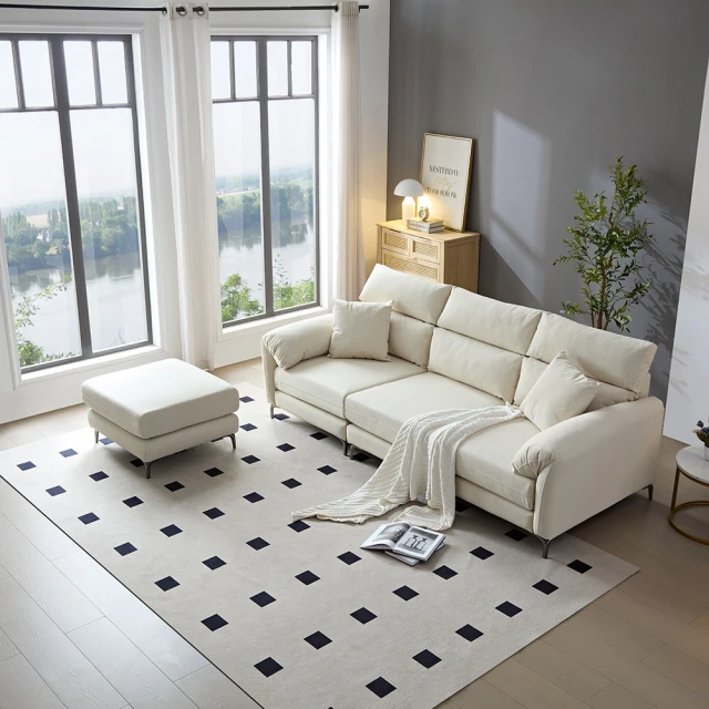 【擇木深耕】安達曼L型布沙發 乳膠墊 歷史價格詳細信息